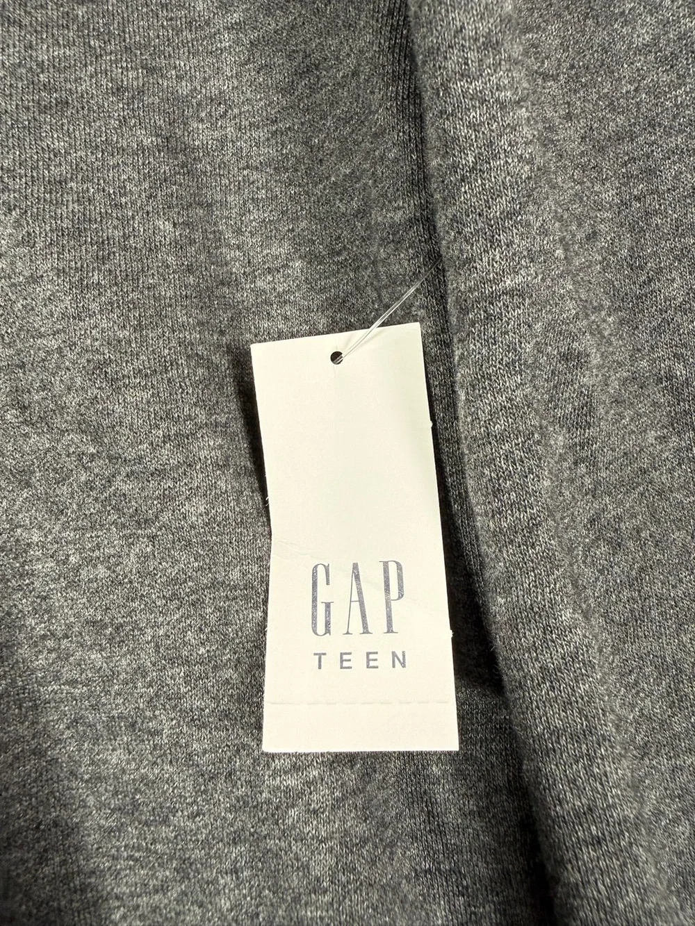 NWT GAP Teen Half Zip Pullover Sweatshirt Size 12 Charcoal Gray Fleece NEW